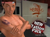 3D SexVilla 2 - Back Alley - New Tattoo Pack