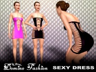 AChat - Sexy Domino Fashion Dress